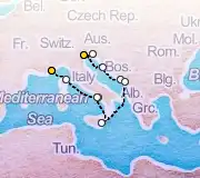 10 Night Venice to Nice cruise
