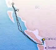 6 Night Vancouver to Vancouver cruise