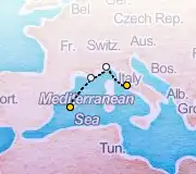3 Night Rome to Palma Mallorca cruise