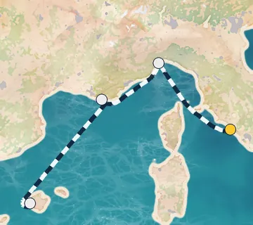 3 Night Rome to Palma Mallorca cruise