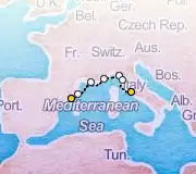 7 Night Barcelona to Rome cruise
