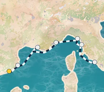 7 Night Barcelona to Rome cruise