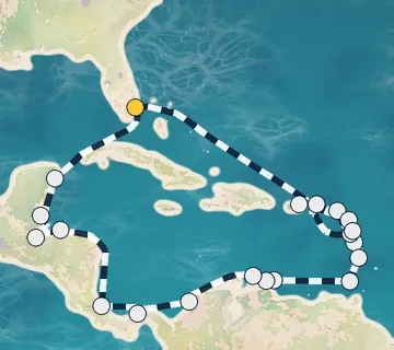 27 Night Fort Lauderdale to Fort Lauderdale cruise