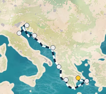7 Night Athens to Ravenna cruise
