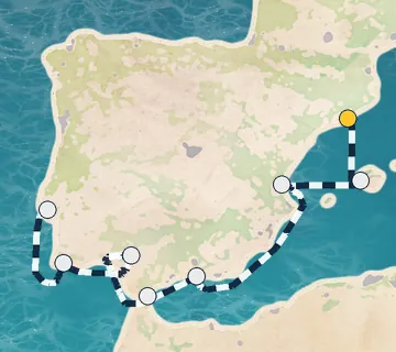 7 Night Barcelona to Lisbon cruise