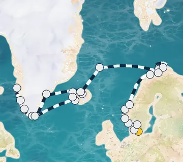 32 Night Copenhagen to Reykjavik cruise