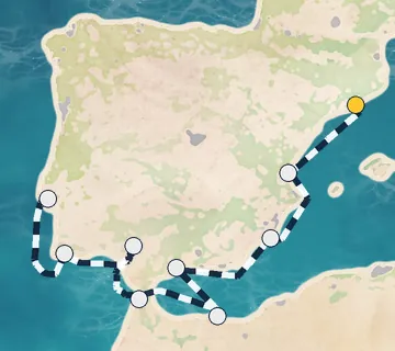 9 Night Barcelona to Lisbon cruise