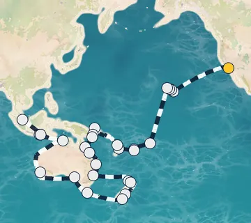 68 Night Los Angeles to Singapore cruise