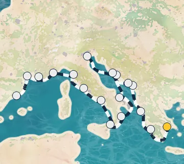 21 Night Athens to Barcelona cruise
