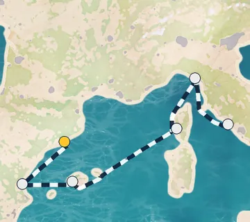 7 Night Barcelona to Rome cruise