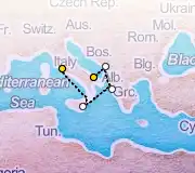4 Night Rome to Bari cruise
