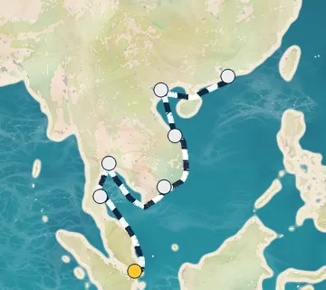 12 Night Singapore to Hong Kong cruise