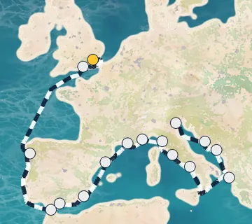 19 Night Tilbury to Venice cruise