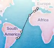 15 Night Sao Paolo to Barcelona cruise