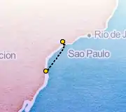 2 Night Sao Paolo to Itajai cruise