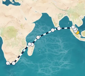 23 Night Singapore to Cape Town cruise