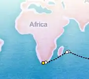 50 Night Los Angeles to Mosselbay cruise
