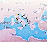 7 Night Ravenna to Rome cruise