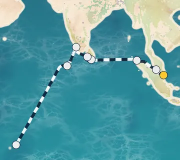 17 Night Singapore to Mauritius cruise
