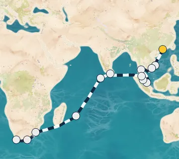 29 Night Hong Kong to Cape Town cruise