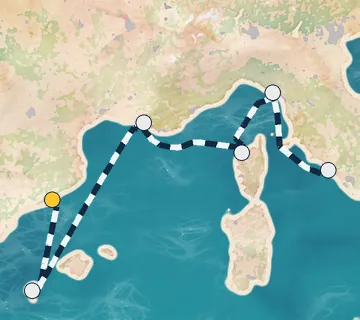 7 Night Barcelona to Rome cruise
