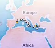 14 Night Barcelona to Athens cruise