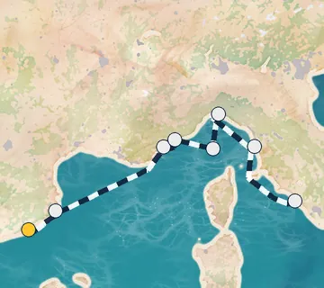 7 Night Barcelona to Rome cruise