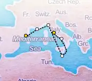 12 Night Barcelona to Rome cruise