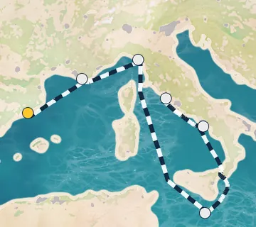 12 Night Barcelona to Rome cruise