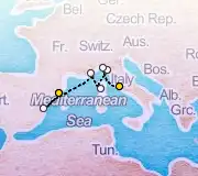 7 Night Barcelona to Rome cruise