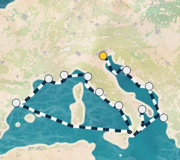 12 Night Venice to Taranto cruise