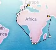 35 Night Abu Dhabi to Genoa cruise