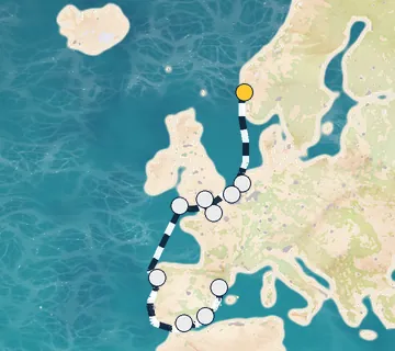 14 Night Bergen to Tarragona cruise