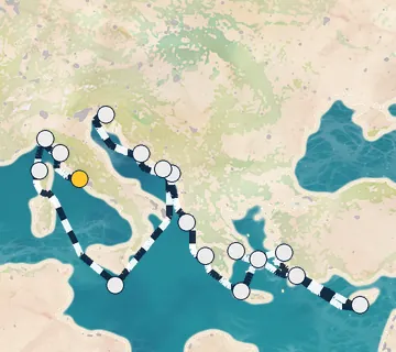 21 Night Rome to Athens cruise