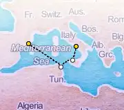4 Night Barcelona to Naples cruise