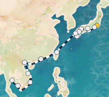 28 Night Tokyo to Bangkok cruise