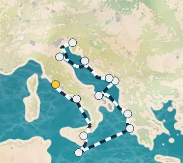 11 Night Rome to Trieste cruise