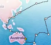 79 Night Brisbane to Brisbane cruise