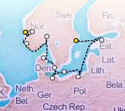 14 Night Stockholm to Bergen cruise