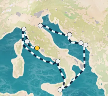 10 Night Rome to Ravenna cruise
