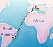 19 Night Naples to Sao Paolo cruise