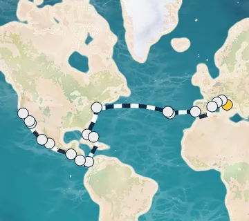 40 Night Rome to San Francisco cruise