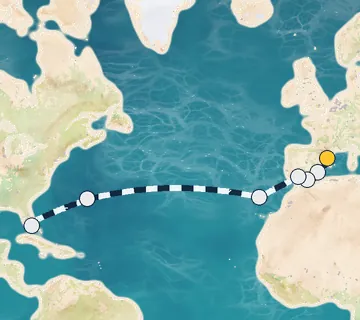 14 Night Barcelona to Miami cruise