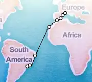 16 Night Sao Paolo to Marseille cruise
