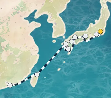 14 Night Tokyo to Hong Kong cruise