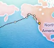 25 Night Tokyo to Vancouver cruise
