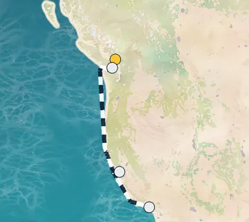 6 Night Vancouver to Los Angeles cruise