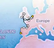 22 Night Ijmuiden to Lisbon cruise