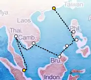 14 Night Singapore to Hong Kong cruise