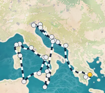 24 Night Athens to Rome cruise